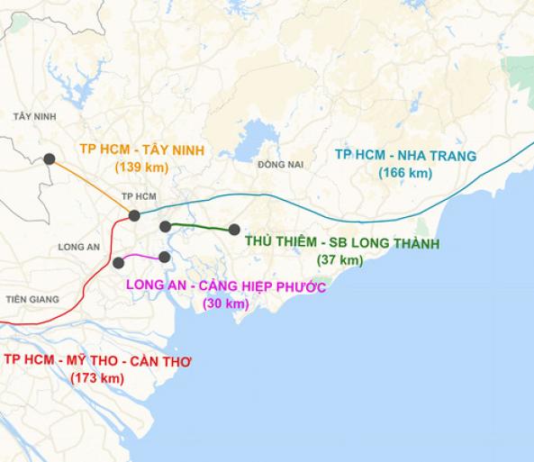 Đề xuất làm 5 tuyến đường sắt kết nối TP HCM
