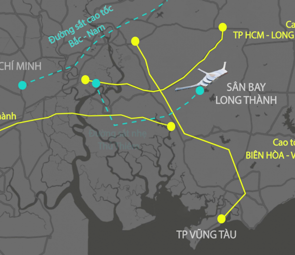 5 Tuyến đường kết nối sân bay Long Thành 